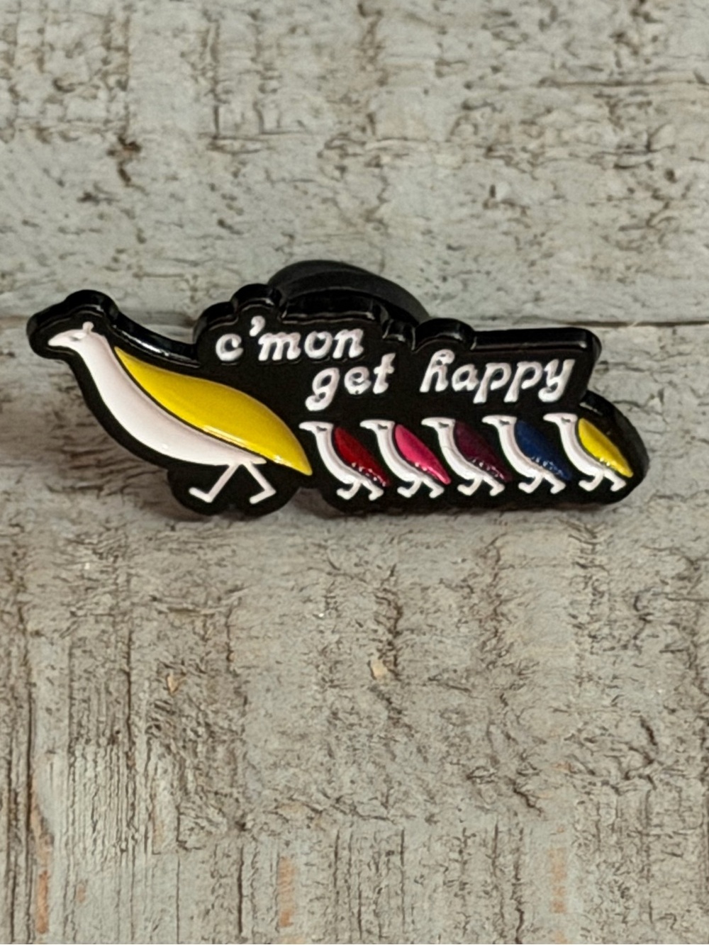 C’mon Get Happy Pin with Partridges